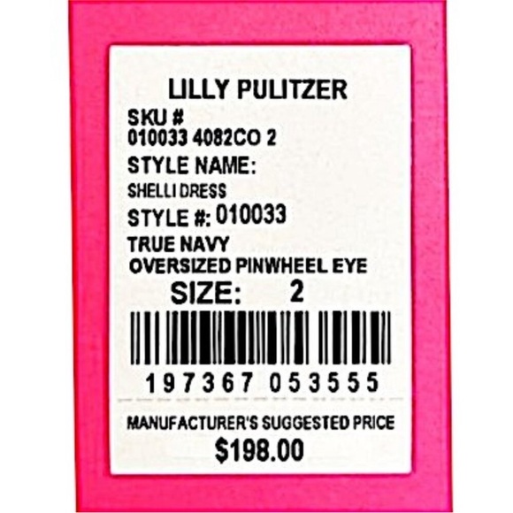 NWT Lilly Pulitzer Shelli Eyelet Mini Dress True Navy Size 2 - Picture 8 of 10